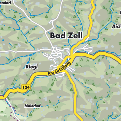 Übersichtsplan Bad Zell