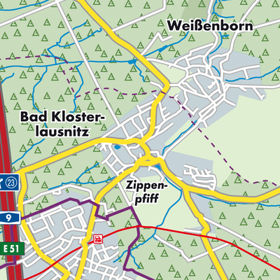 Bad Klosterlausnitz Stadtpl ne Und Landkarten