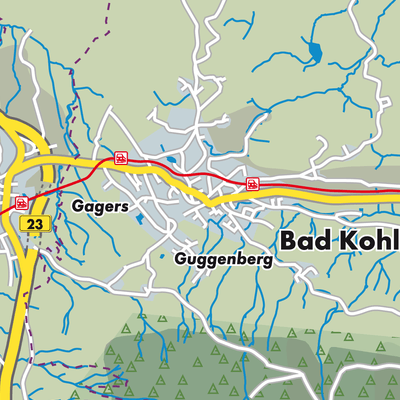 Übersichtsplan Bad Kohlgrub