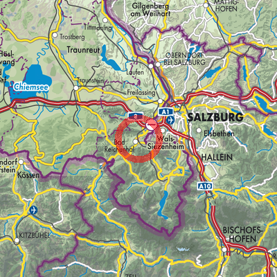 Landkarte Bad Reichenhall