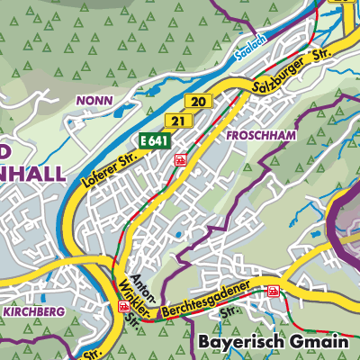 Übersichtsplan Bad Reichenhall