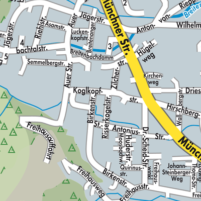 Stadtplan Bad Wiessee