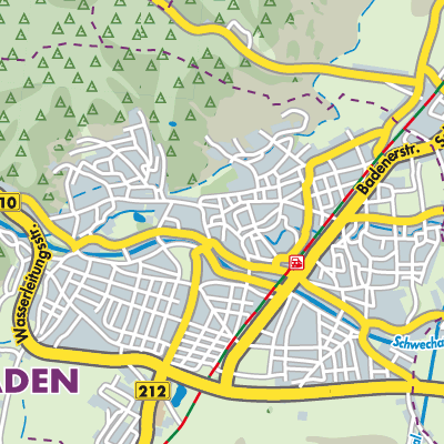 Übersichtsplan Baden