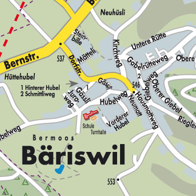 Stadtplan Bäriswil