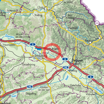 Landkarte Bärndorf