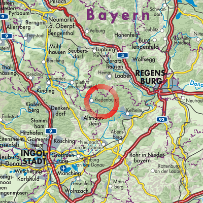 Landkarte Baiersdorf