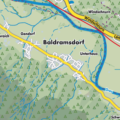 Übersichtsplan Baldramsdorf