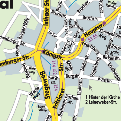 Stadtplan Balhorn