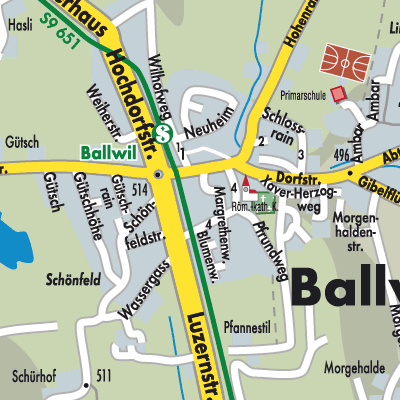 Stadtplan Ballwil