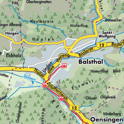 Übersichtsplan Balsthal