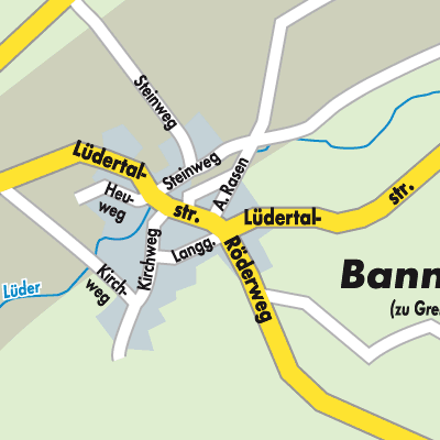 Stadtplan Bannerod
