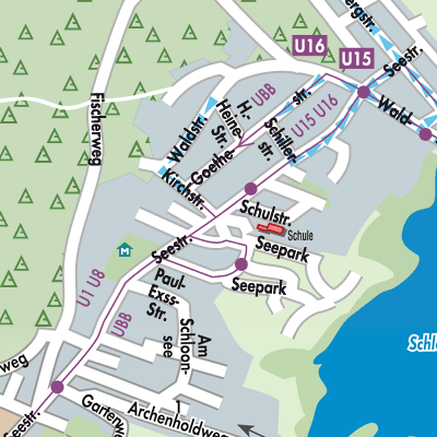 Stadtplan Bansin