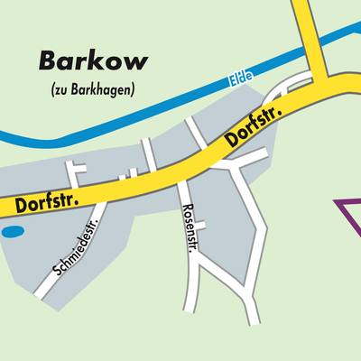 Stadtplan Barkow