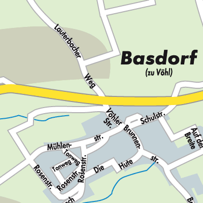 Stadtplan Basdorf