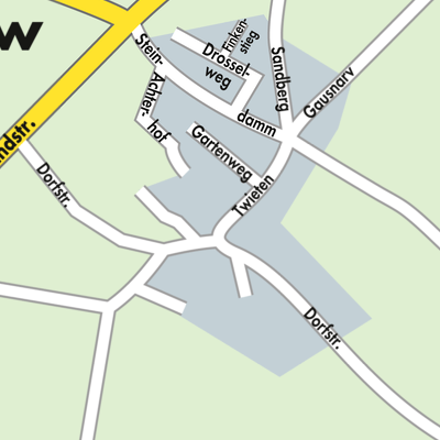 Stadtplan Basedow