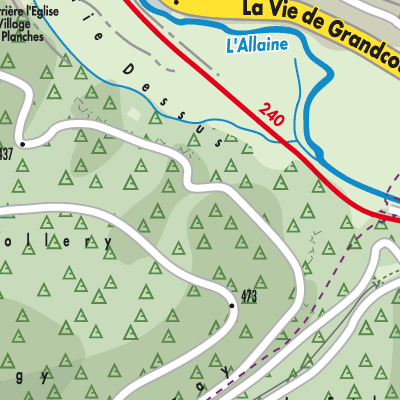 Stadtplan Basse-Allaine