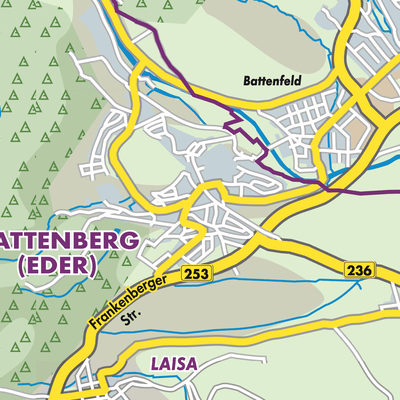 Übersichtsplan Battenberg