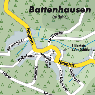 Stadtplan Battenhausen