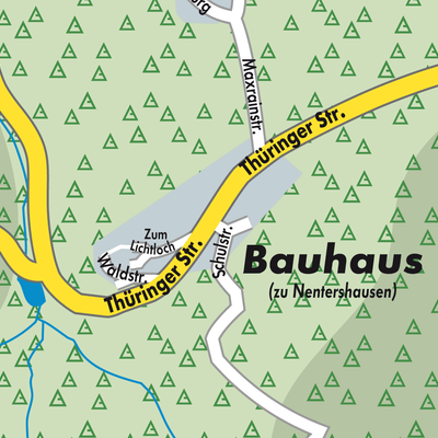 Stadtplan Bauhaus