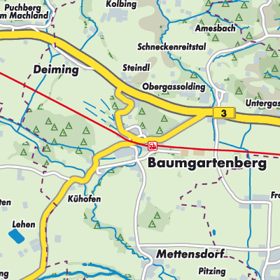 Übersichtsplan Baumgartenberg