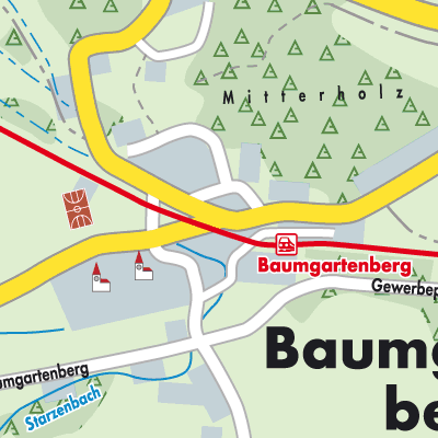 Stadtplan Baumgartenberg