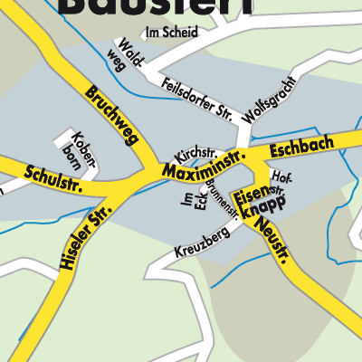 Stadtplan Baustert