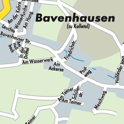 Stadtplan Bavenhausen