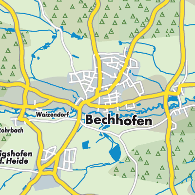 Übersichtsplan Bechhofen