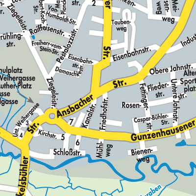 Stadtplan Bechhofen