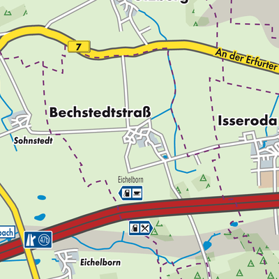 Übersichtsplan Bechstedtstraß