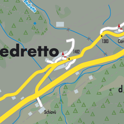 Stadtplan Bedretto