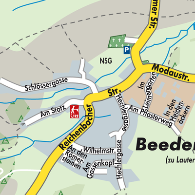 Stadtplan Beedenkirchen