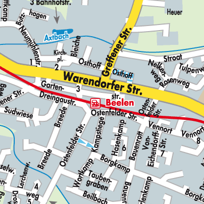 Stadtplan Beelen