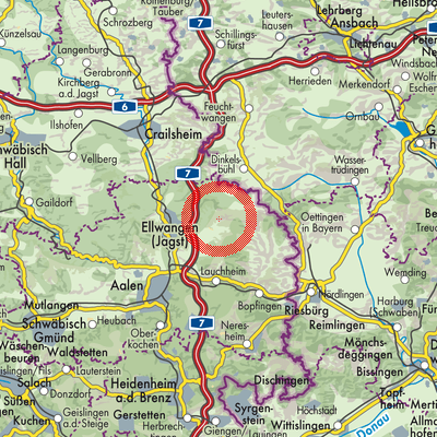 Landkarte Beersbach