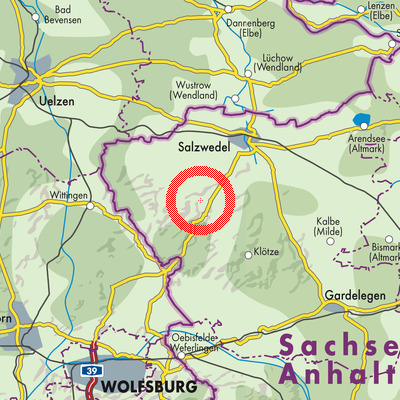 Landkarte Beetzendorf-Diesdorf