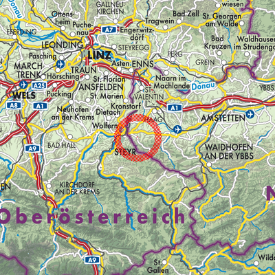 Landkarte Behamberg
