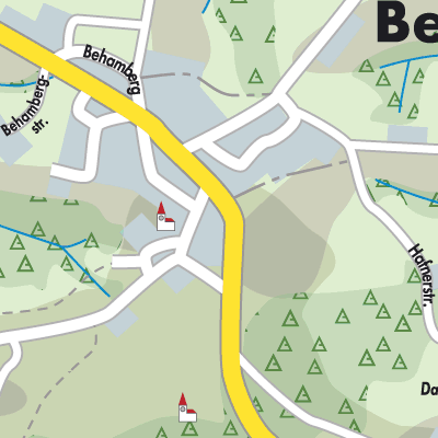 Stadtplan Behamberg
