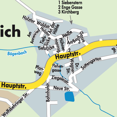 Stadtplan Behringen