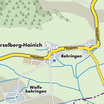 Übersichtsplan Behringen