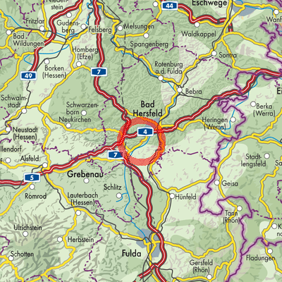 Landkarte Beiershausen