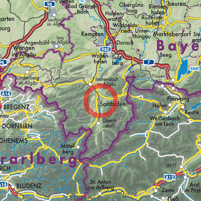 Landkarte Beilenberg