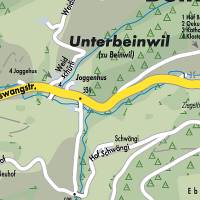 Stadtplan Beinwil (SO)