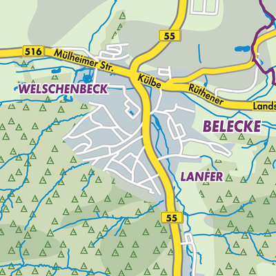 Übersichtsplan Belecke