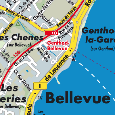 Stadtplan Bellevue