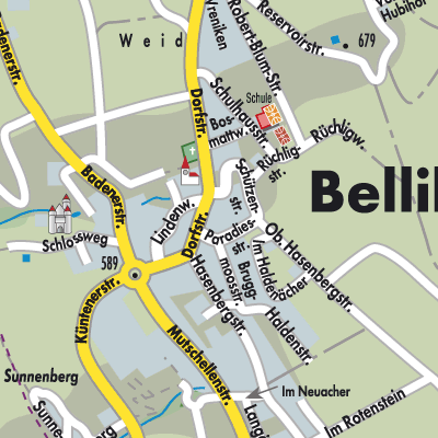 Stadtplan Bellikon