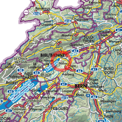 Landkarte Bellmund
