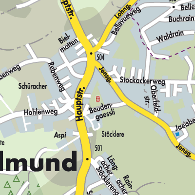 Stadtplan Bellmund