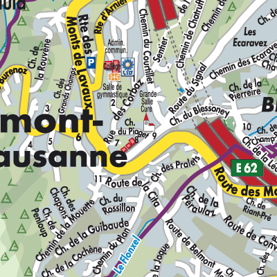 Stadtplan Belmont