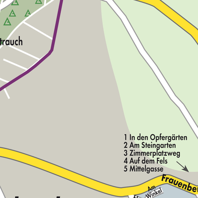 Stadtplan Beltershausen-Frauenberg