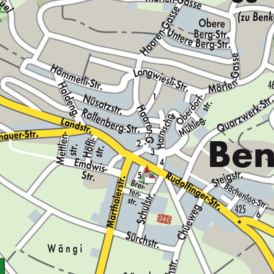Stadtplan Benken (ZH)